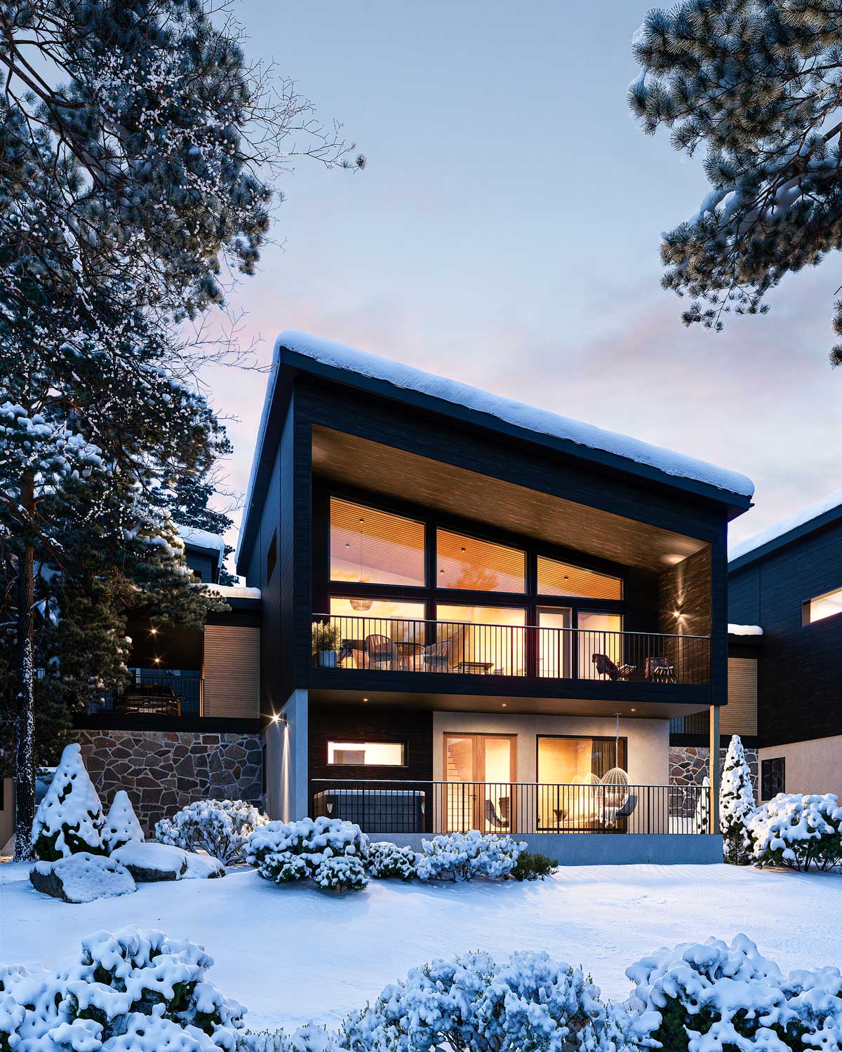 Villa D Winter View
